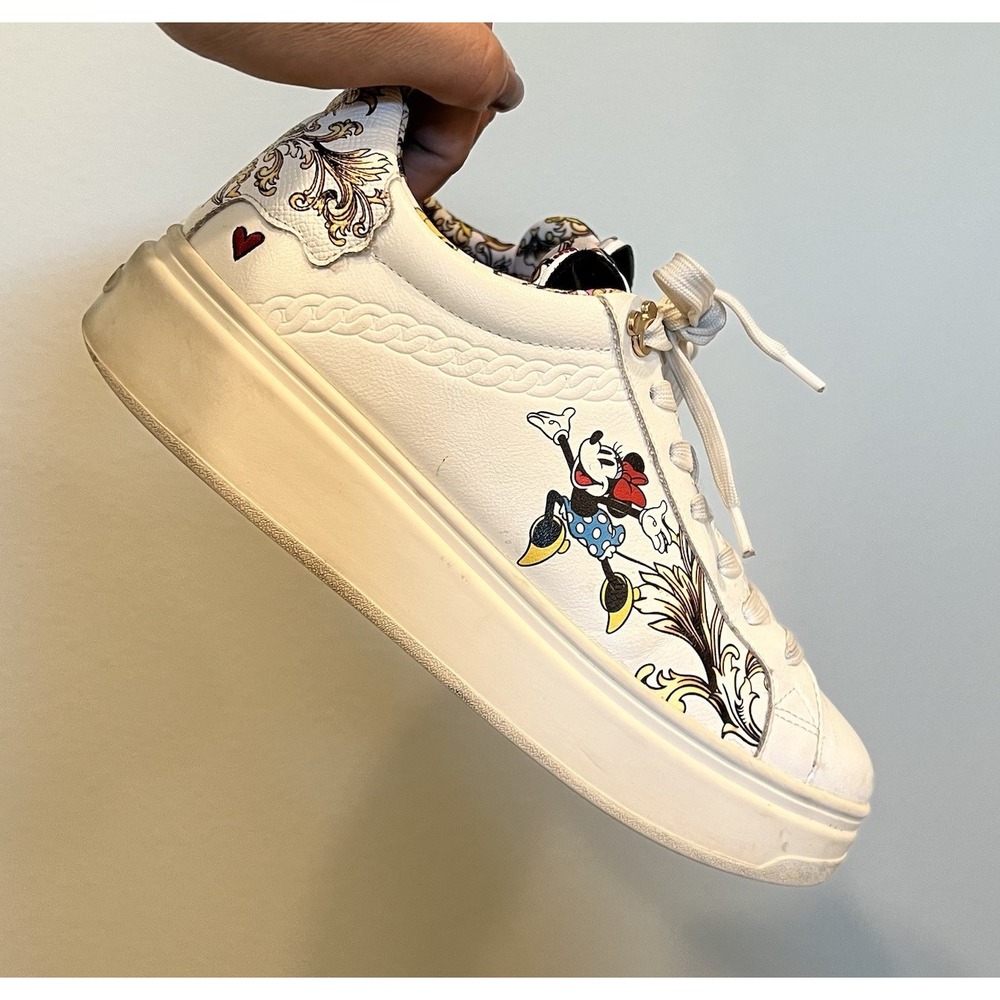 DISNEY X ALDO D100 LOW TOP SNEAKER MICKEY MINNIE WOMEN Size 8.5 Disney Adult - Picture 4 of 12